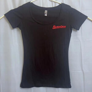 Berentzen Liquer T-Shirt Women's Medium M Black w/ Red Logo